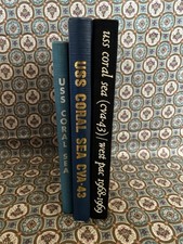 Lot of 3 Vintage USS Coral Sea CVA-43 Cruise Books 1966-1969 Vietnam Era WestPac picture