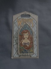 Disney The Little Mermaid Windows of Magic Stained Glass Princess Ariel LE Pin picture