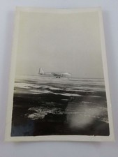 1947 American Overseas Airline Airplane on Tarmac B&W Photograph 5