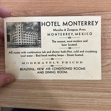Vintage Document Hotel Monterrey Monterrey Mexico Building picture