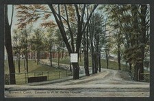 Norwich CT Entrance to W W Backus Hospital postcard 1909 picture