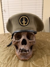Early Vietnam ARVN Army Officers Tan Beret w Bullion Insignia - Saigon - Cao Dai picture