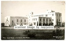 Las Cruces, New Mexico - Court House ca.1950 RPPC (P-2) picture