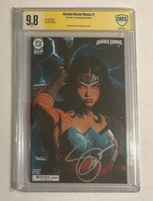 Absolute Wonder Woman #1 Panosian 1:25 Signed Snyder 9.8 picture