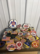 Large Lot of 55 Vintage Patches-military, travel, racing Etc picture