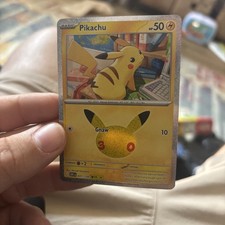 Pikachu 31/128 09/30 30th Celebration Pokemon TCG English Holo 30th Anniversary picture