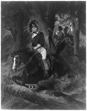Photo:Francis Marion 1858 Revolutionary War Cavalry Horseman Print picture