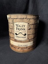 Vintage Original Wally Frank Tobacconist Metal Tin New York picture
