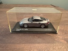 Porsche 911 Turbo Silver 996 2000 1/43 Diecast Paul's Modern Art Mini Champs picture