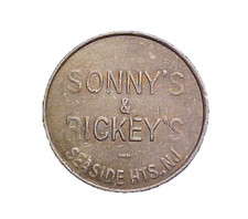 Vintage Sonny's & Rickey's Seaside Heights NJ Skillful Winner Token -c7014xux picture