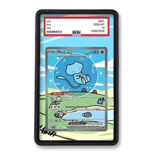 Mew ex Special Illustration Rare 232/091 Custom Extended Art Display Case picture
