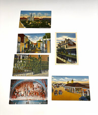 Vintage LOT (6) New Orleans LA Postcards (Jackson Sq, St. Louis) picture
