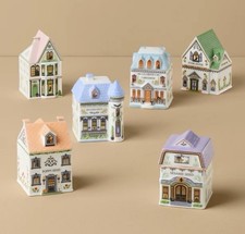 LENOX Halloween Spice Village 6-Piece Spice Jar Set NIB *Intl Shipping* picture