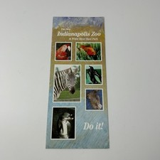 Vtg The New Indianapolis Zoo Travel Brochure Do It White River State Park picture