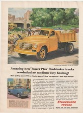 Original 1949 Studebaker Truck Magazine Ad Power Plus AD498 picture