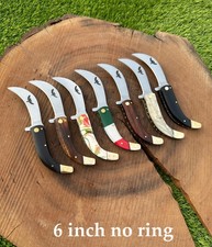 El Valiente Mexican Tranchete Saca Tripas Knife, D2 6 inch with sheath picture