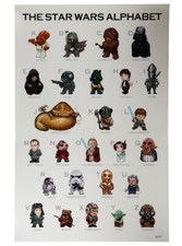 Star Wars Alphabet Poster by Joseph Wight picture