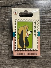 Disney WDI Commemorative Animal Stamps Series #3 Cooper 1981 LE 250 Pin picture