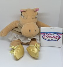Vintage Fantasia Hippo Ballerina Beanbag Plush Retired with Tags Disney 1990's picture