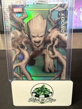 Topps 2023 Topps Chrome Marvel Groot #046 Serial Numbered /199 picture