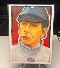 2025 Topps Star Wars Galaxy Orson Krennic Sketch Card 1/1 Ian McKesson Artist picture