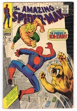 Amazing Spider-Man 57 1968 Marvel Comics VG- 3.5 Gwen Stacy Kazar Zabu picture