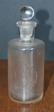 Antique 1890s Embossed Lazell, Dalley & Co. Dresser Bottle & Stopper Art Nouveau picture