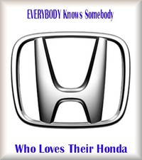 Everybody Knows Somebody Who Loves Honda, Toolbox - Fridge Magnet, 42 MIL READ picture