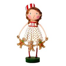Lori Mitchell Ginger Spice Christmas Winter Girl Figurine Collection New 16723 picture