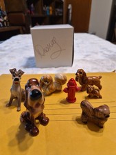 Vtg 1950s Hagen Renaker Disney Lady and The Tramp Ceramic Figurine Lot of 7 Rare picture