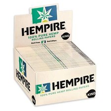 Hempire Rolling Papers KING SIZE Pure Hemp Cigarette Paper (Box of 50 Booklets) picture