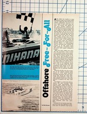 1976 Powerboat Magazine Article Offshore Free-For-All Racing Ephemera picture