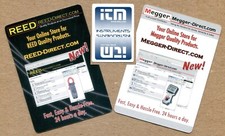 ITM Instruments Inc. REED & MEGGER PROMO 2 Swap playing Cards picture