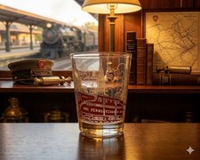 Tumbler Rocks Glass Pennsylvania Railroad 4902  Vintage 1960's Set of 4 picture