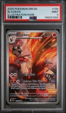 PSA 9 BLAZIKEN 192/182 - DESTINED RIVALS ILLUSTRATION RARE HOLO - MINT picture