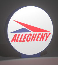 Allegheny Airlines Lighted Sign – Vintage Logo Design – 9