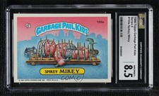 1986 Topps Garbage Pail Kids Series 4 Spikey Mikey #155a CGC 8.5 x0o picture