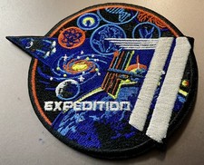 Authentic Expedition 71- NASA SPACEX ISS Mission- A-B Emblem USA SPACE PATCH picture