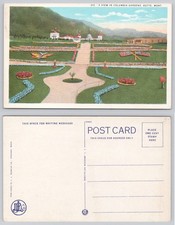 Columbia Gardens Butte Montana Postcard J.L. Robbins Co. Amusement Park Scenic picture