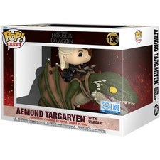 Funko POP Rides House of the Dragon Aemond Targaryen with Vhagar #136 picture