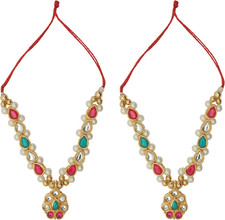 Set of 2 Mala God Idol for Laddu Gopal Radha Krishna Deity Jewellery-(2.5