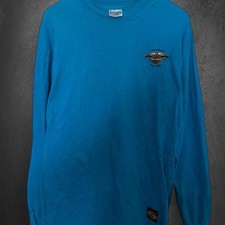 Vintage 80s Harley Davidson Lakeland Florida Long Sleeve T Shirt Sz L picture