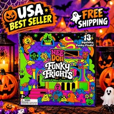 NeeDoh Halloween Funky Frights Squish-O-Ween Countdown calendar Nee doh squishy picture