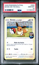 PSA 10 EEVEE ON THE BALL 002 | Futsal Promo Pokemon Card picture