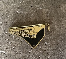 Vintage Cairns 880 Screen Printed brass eagle picture