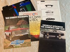 Vintage Chevrolet Dealer Literature Lot 1975-1985 Cosworth Vega Pickups Album picture