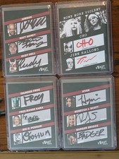 4 CARDS 11 AUTOGRAPH SIGNED Card Indie Wrestling TRADING F1RST HYAN AUTO JORDAN  picture