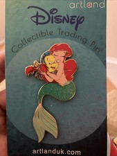Disney Artland Little Mermaid Ariel Flounder Sebastian AP Artist Proof Pin LE 30 picture