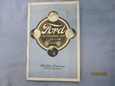 1919 1920 Ford The Universal Car Model T Catalog Very Good Original picture