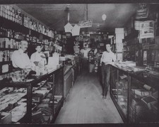 Allentown PA General Store Interior Shinola Cigars Clerks 1910s - 1970s Photo picture